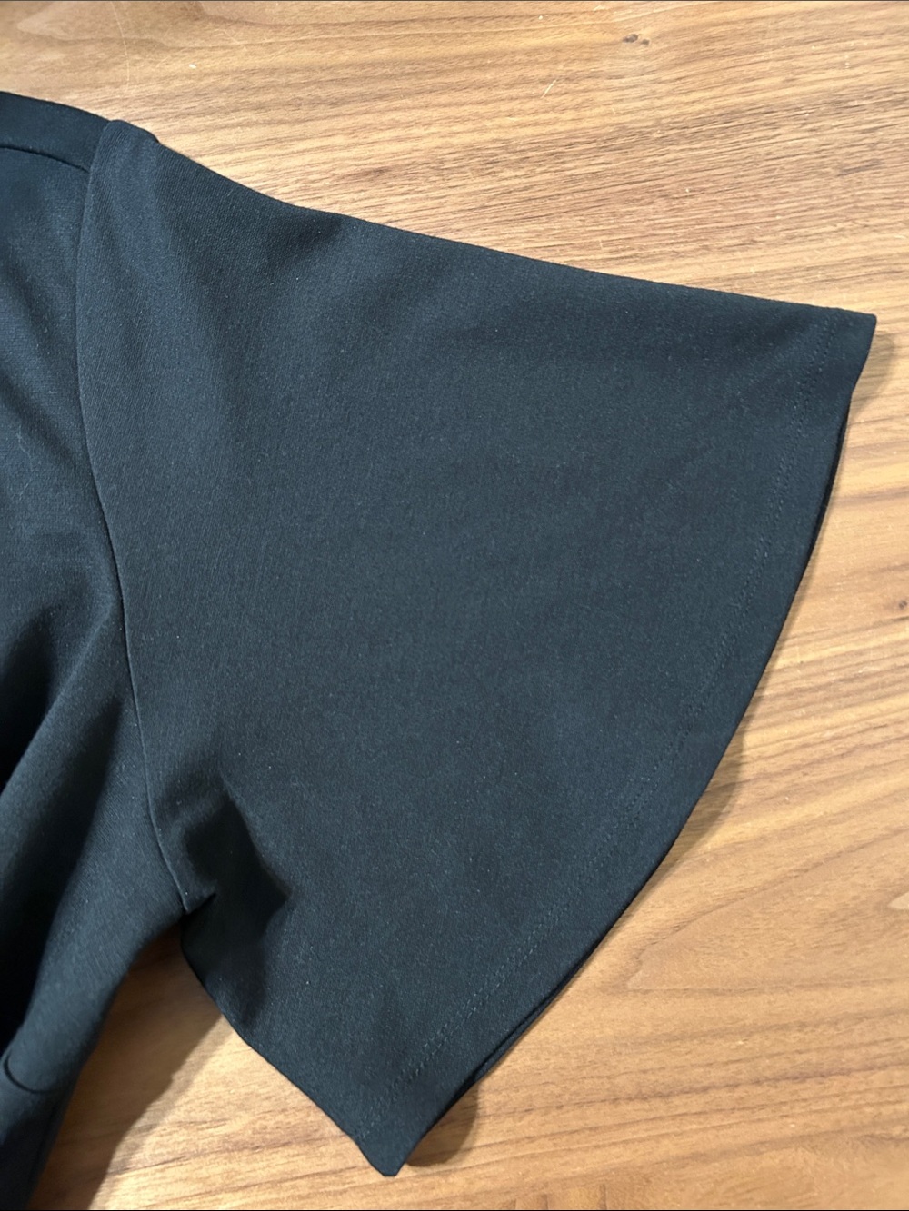 Eloquii Black Draped Wrap Top Size 18 - Picture 7 of 7